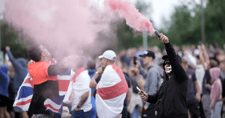Far-right rioters could be banned from attending football matches Far-right rioters could be banned from attending football matches