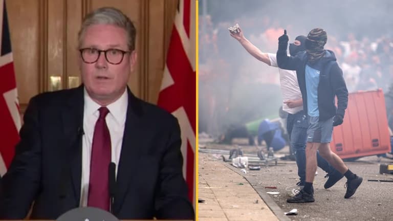Keir Starmer condemns ‘far-right thuggery’ as violent protests take place across UK Keir Starmer condemns ‘far-right thuggery’ as violent protests take place across UK