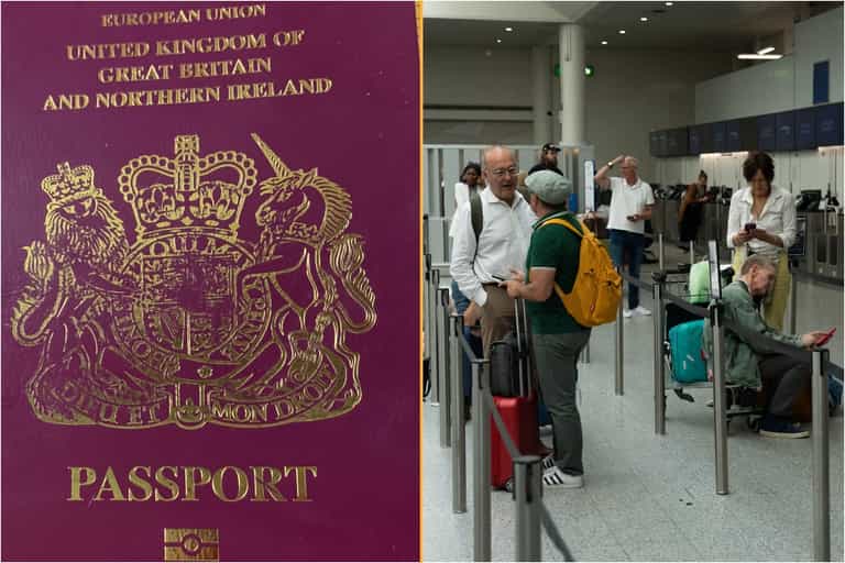 Jet2 and Ryanair issue warning to all Brits who still have a red passport Jet2 and Ryanair issue warning to all Brits who still have a red passport