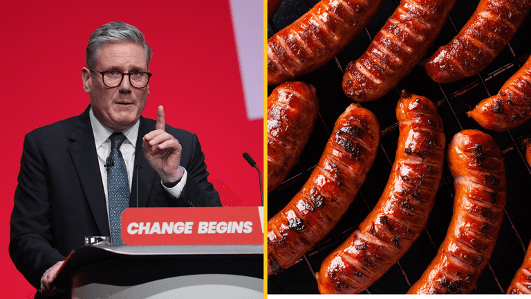 Keir Starmer calls for ‘return of the sausages’ from Gaza in major gaffe Keir Starmer calls for ‘return of the sausages’ from Gaza in major gaffe