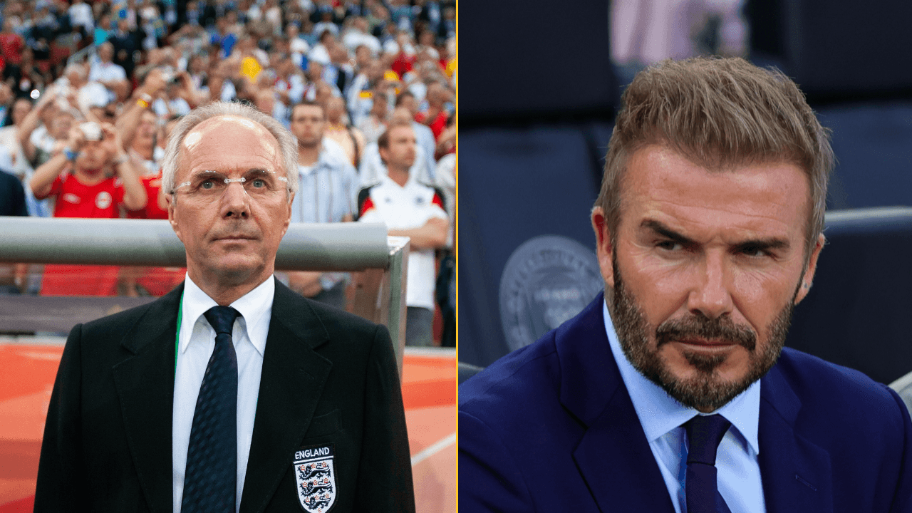 David Beckham flew to Sweden to have one last drink with Sven-Goran Eriksson before he died