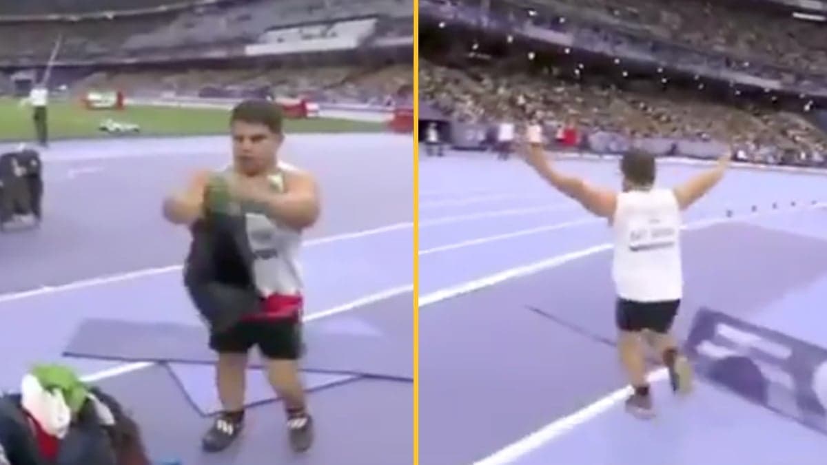 Paralympic athlete stripped of gold medal for banned gesture and flag