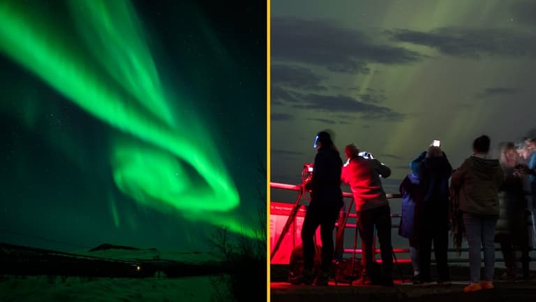 Northern Lights set to light up UK skies tonight with ‘100% chance for some areas’ Northern Lights set to light up UK skies tonight with ‘100% chance for some areas’
