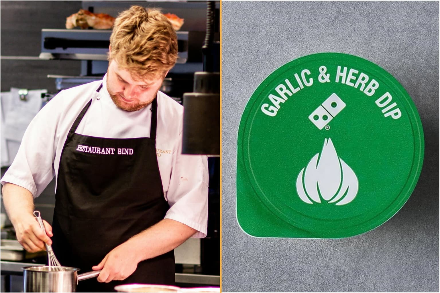 How to make Domino’s Garlic & Herb dip at home in two quick steps