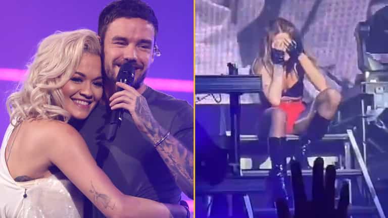 Rita Ora breaks down into tears during live performance of song she wrote with Liam Payne Rita Ora breaks down into tears during live performance of song she wrote with Liam Payne