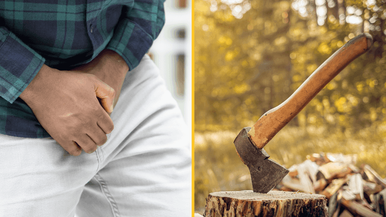 Man amputated penis with an axe after eating psychedelic mushrooms Man amputated penis with an axe after eating psychedelic mushrooms