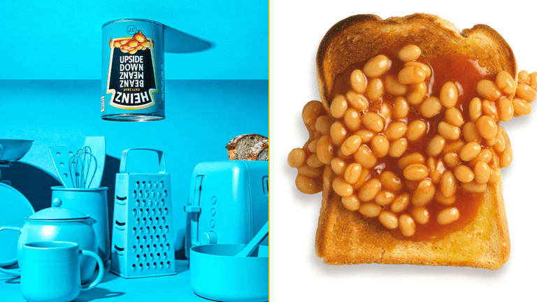 Heinz launches upside-down tins of beans so people can store them the right way Heinz launches upside-down tins of beans so people can store them the right way