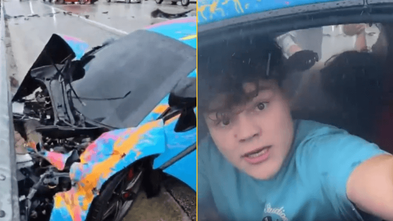 YouTuber crashes £100,000 custom McLaren while on livestream YouTuber crashes £100,000 custom McLaren while on livestream