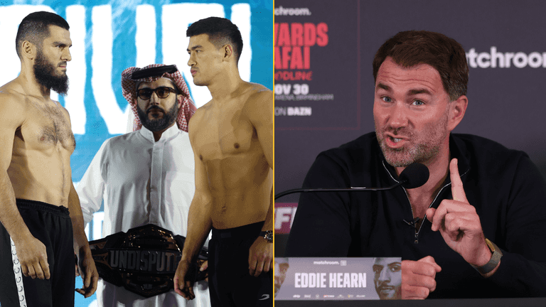Eddie Hearn goes on explosive rant after fans claim Saudi showdown was ‘rigged’ Eddie Hearn goes on explosive rant after fans claim Saudi showdown was ‘rigged’