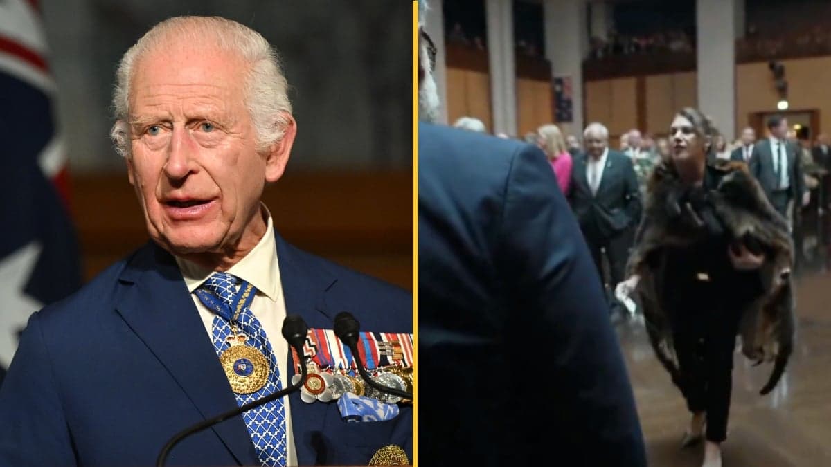 Politician shouts ‘not my King’ at Charles during Australian Parliament visit