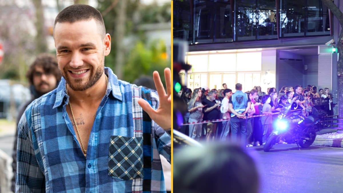 Fans gather outside hotel where Liam Payne died to pay tribute to One Direction star