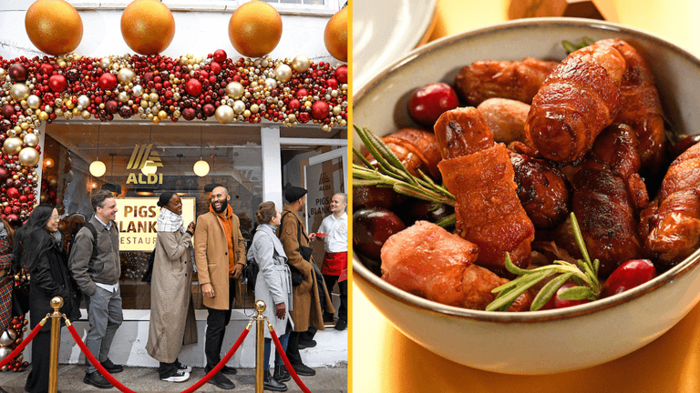Aldi launches bottomless pigs-in-blankets restaurant Aldi launches bottomless pigs-in-blankets restaurant