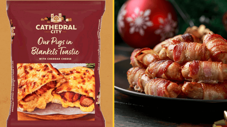 You can now buy Cathedral City pigs in blankets toasties You can now buy Cathedral City pigs in blankets toasties