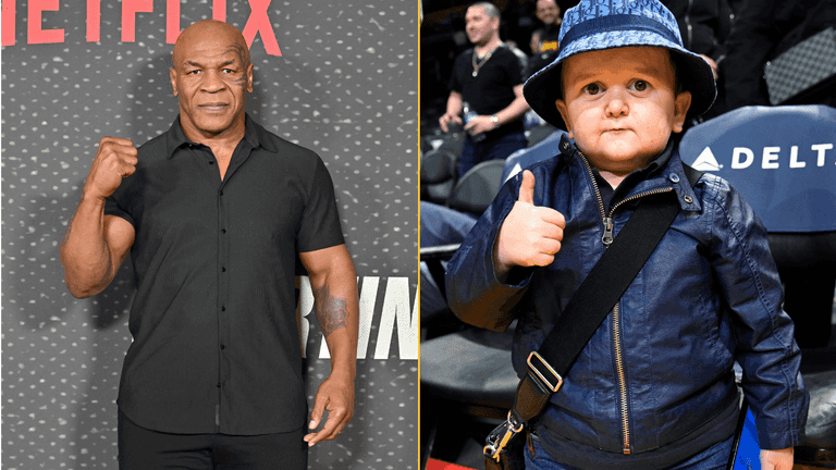 Mike Tyson says he thought Hasbulla was a baby when he picked him up in famous clip Mike Tyson says he thought Hasbulla was a baby when he picked him up in famous clip
