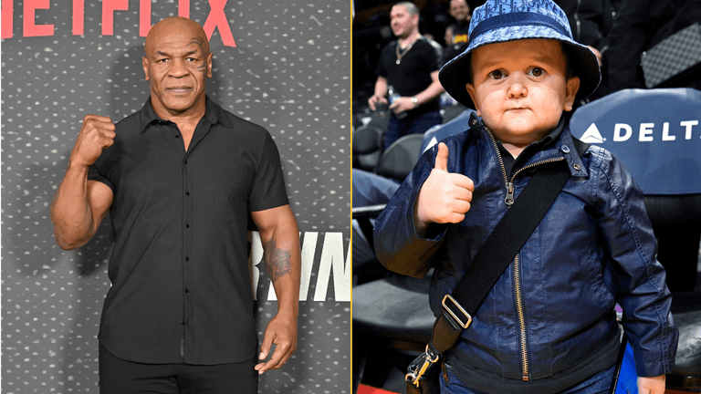 Mike Tyson says he thought Hasbulla was a baby when he picked him up in famous clip Mike Tyson says he thought Hasbulla was a baby when he picked him up in famous clip