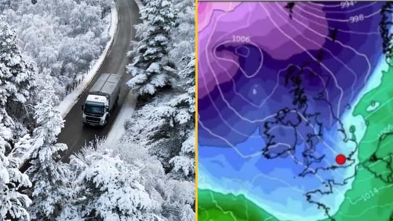 Arctic blast set to bring freezing temperatures to UK as weather maps turn purple Arctic blast set to bring freezing temperatures to UK as weather maps turn purple