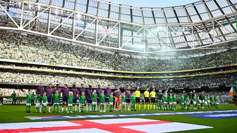 FA fined by UEFA after England fans booed Irish national anthem FA fined by UEFA after England fans booed Irish national anthem