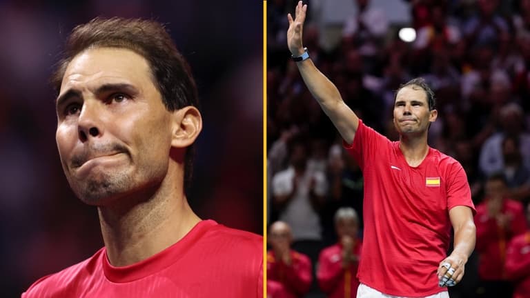 Tearful Rafael Nadal bids farewell to fans as tennis career ends Tearful Rafael Nadal bids farewell to fans as tennis career ends