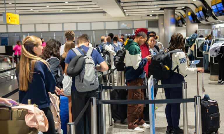 Over 100 flights cancelled at UK airport as high winds threaten to derail Christmas Over 100 flights cancelled at UK airport as high winds threaten to derail Christmas