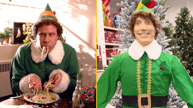 Shoppers left petrified by 6ft tall Buddy the Elf robot that’s ‘the stuff of nightmares’ Shoppers left petrified by 6ft tall Buddy the Elf robot that’s ‘the stuff of nightmares’