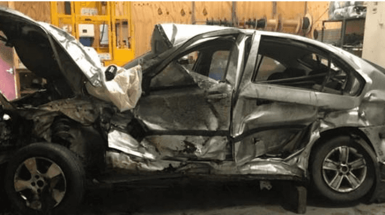 Driver suffers life-changing injuries after SatNav directs car into train going over 100km/h Driver suffers life-changing injuries after SatNav directs car into train going over 100km/h