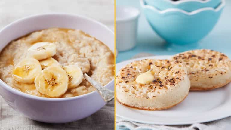 Crumpets and porridge officially categorised as junk food Crumpets and porridge officially categorised as junk food