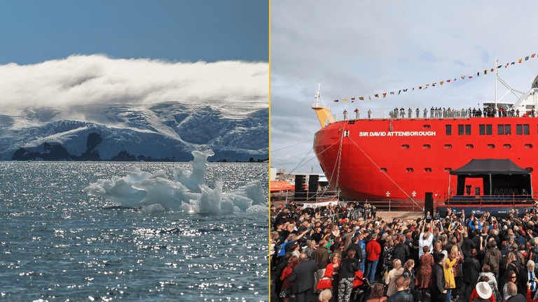 ‘Megaberg’ twice the size of London and weighing 1,000,000,000 tonnes has broken free into the ocean ‘Megaberg’ twice the size of London and weighing 1,000,000,000 tonnes has broken free into the ocean