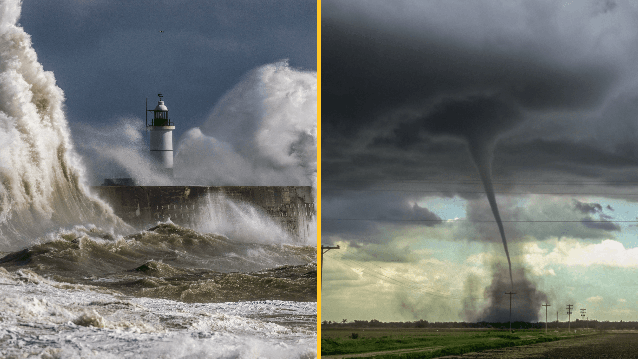 Tornado warning and danger to life alert issued for UK as Storm Eowyn approaches