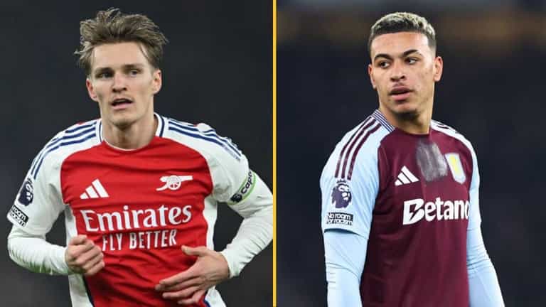 The Premier League: Follow all of the action as Arsenal host Aston Villa in our live hub The Premier League: Follow all of the action as Arsenal host Aston Villa in our live hub