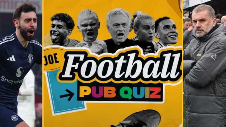 The FootballJOE Quiz: Were you paying attention to the weekend’s action – episode 22 The FootballJOE Quiz: Were you paying attention to the weekend’s action – episode 22