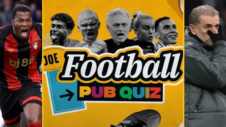 The FootballJOE Quiz: Were you paying attention to the weekend’s action – episode 24 The FootballJOE Quiz: Were you paying attention to the weekend’s action – episode 24