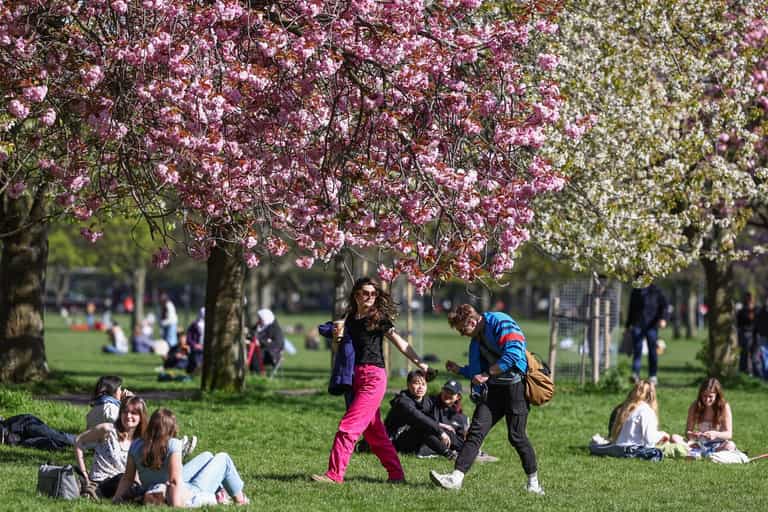 Temperatures could reach 14c this week after long and miserable winter Temperatures could reach 14c this week after long and miserable winter