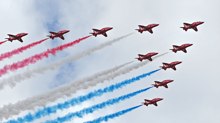 Red Arrows could be grounded as costs soar to £84,000 a day Red Arrows could be grounded as costs soar to £84,000 a day
