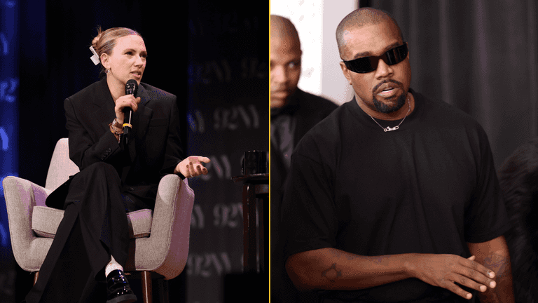 Scarlett Johansson warns of dark truth behind Kanye West video Scarlett Johansson warns of dark truth behind Kanye West video
