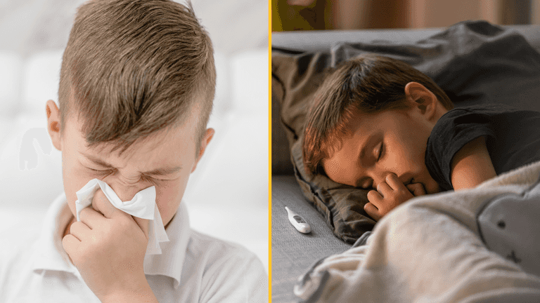 Cases of Rhinovirus soar among children across the UK Cases of Rhinovirus soar among children across the UK