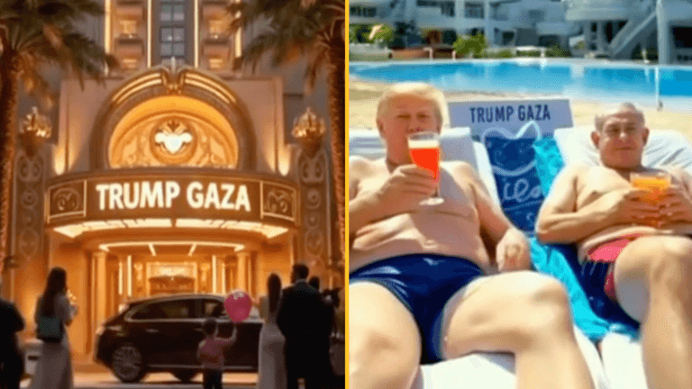Donald Trump shares bizarre AI video of vision for Gaza, including beach, hotel and clubs Donald Trump shares bizarre AI video of vision for Gaza, including beach, hotel and clubs
