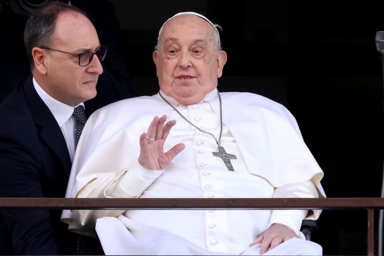 Pope Francis makes first appearance in weeks following serious illness Pope Francis makes first appearance in weeks following serious illness