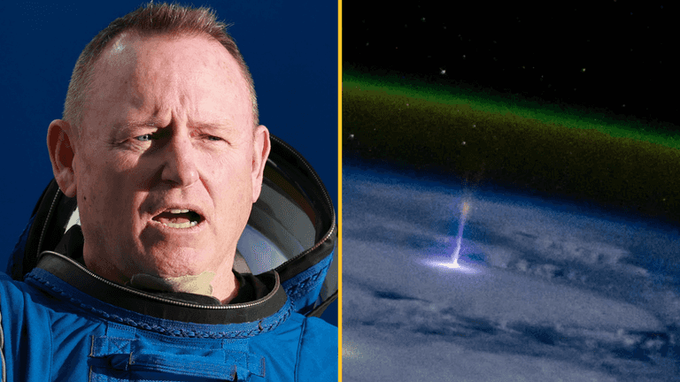 Astronaut shares image of mysterious ‘blue jet-sprite’ seen from ISS Astronaut shares image of mysterious ‘blue jet-sprite’ seen from ISS
