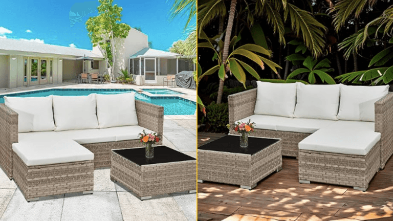 Fans of Aldi’s viral sell-out garden furniture need to grab this rattan set currently on sale Fans of Aldi’s viral sell-out garden furniture need to grab this rattan set currently on sale