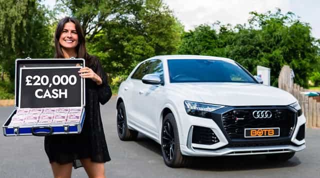 You could win a free car with a boot full of cash in 19p raffle You could win a free car with a boot full of cash in 19p raffle