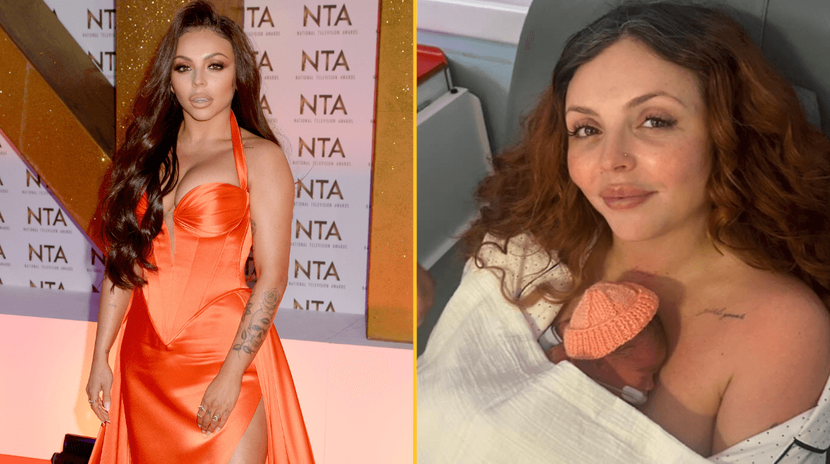 Jesy Nelson reveals unique baby names after giving birth to twins