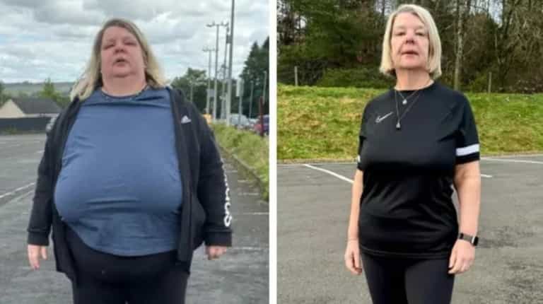 Woman loses 14 stone without calorie counting using simple ‘delay not deny’ principle Woman loses 14 stone without calorie counting using simple ‘delay not deny’ principle