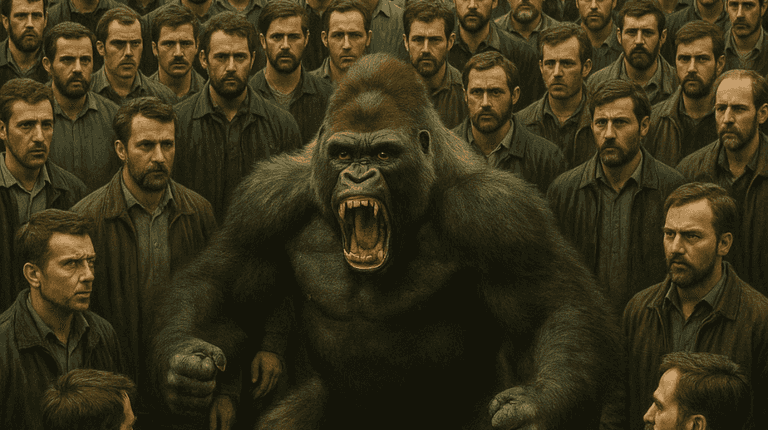 Wildlife expert finally answers debate of whether 100 men could defeat a gorilla Wildlife expert finally answers debate of whether 100 men could defeat a gorilla