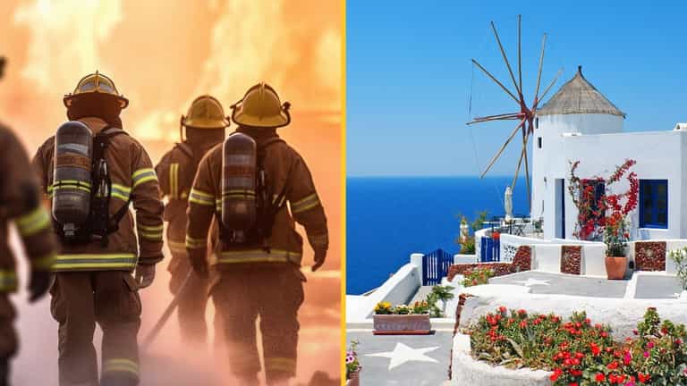 Wildfires lead to evacuation of popular Greek island Wildfires lead to evacuation of popular Greek island