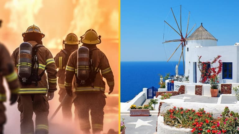 Wildfires lead to evacuation of popular Greek island Wildfires lead to evacuation of popular Greek island