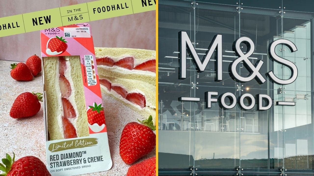 M&S announce new strawberries and cream sandwich