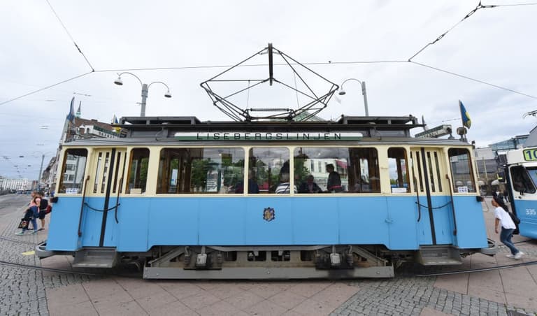 Multiple injured as tram derails and crashes into pizzeria in major European city Multiple injured as tram derails and crashes into pizzeria in major European city
