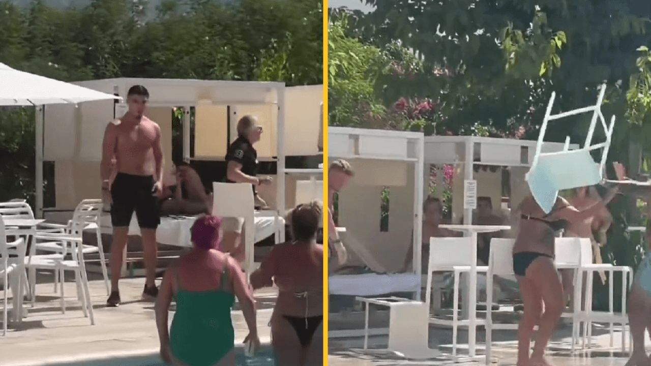 Footballer throws chair at woman while on holiday in Ibiza