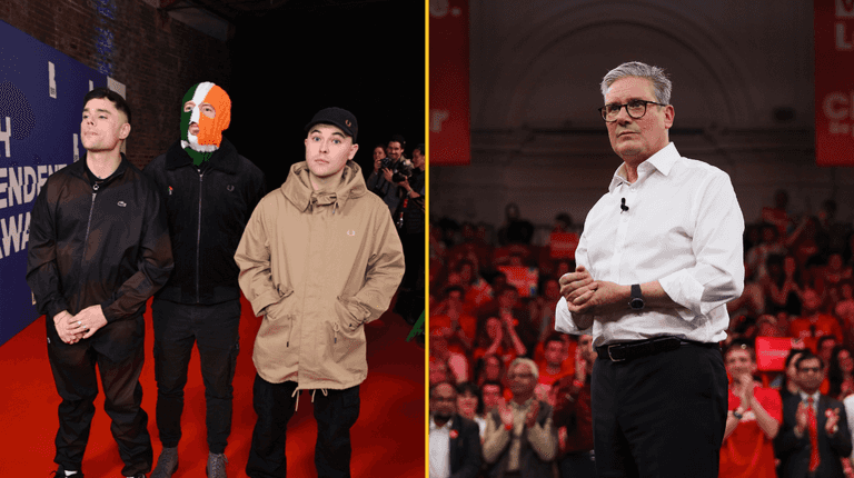 Keir Starmer says Kneecap performing at Glastonbury is ‘not appropriate’ Keir Starmer says Kneecap performing at Glastonbury is ‘not appropriate’