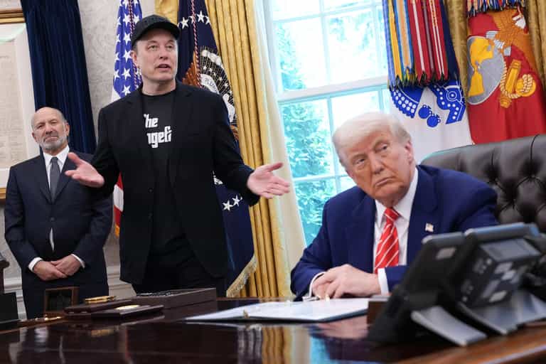 Donald Trump ‘to take a look at’ deporting Elon Musk Donald Trump ‘to take a look at’ deporting Elon Musk